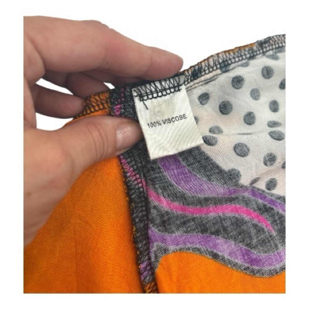Fairground Festival Retro Boho Printed High-Waisted Shorts - Picture 8 of 9